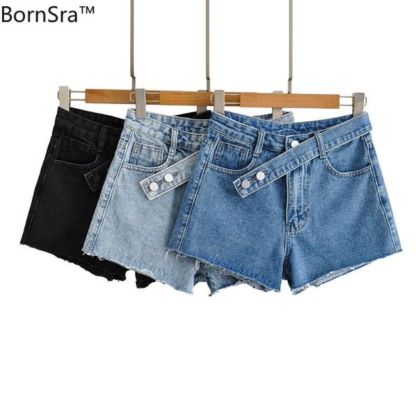 women's jeans bornsra 2021 ins european and american street button design high-waisted non- straight denim shorts pants, Blue
women's jeans bornsra 2021 ins european and american street button design high-waisted non- straight denim shorts pants, Blue