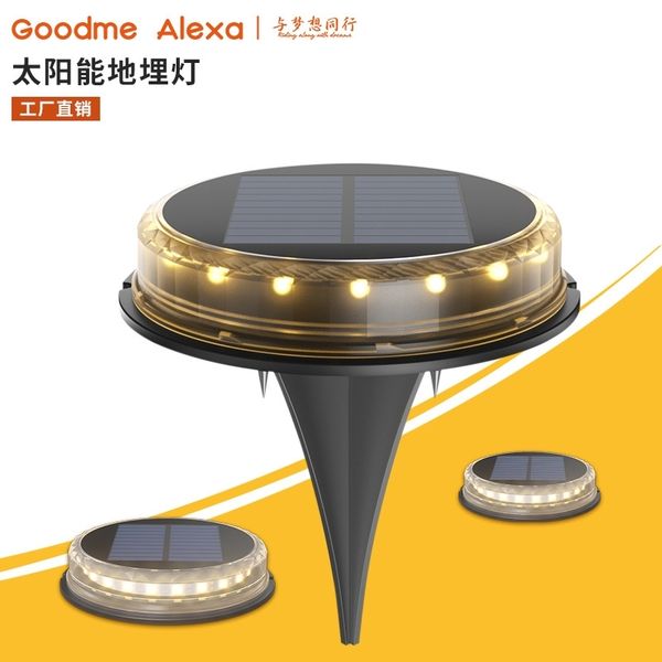 home waterproof decoration lawn yard layout night led buried solar outdoor garden lamp