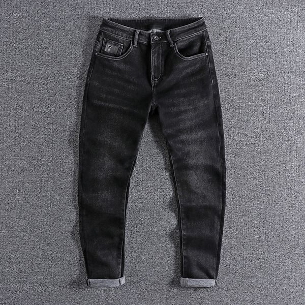 2021 autumn and winter thin cashmere thick slim small leg jeans versatile casual men's long pants 0819 n831, White;black
2021 autumn and winter thin cashmere thick slim small leg jeans versatile casual men's long pants 0819 n831, White;black