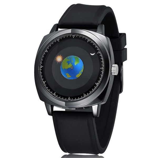 wristwatches 2021 addies watches men sports fashion design rotation earth sun moon watch black silicone analog quartz, Slivery;brown
wristwatches 2021 addies watches men sports fashion design rotation earth sun moon watch black silicone analog quartz, Slivery;brown