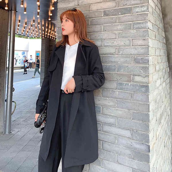 women's trench coats long female autumn trench coat autumn and winter plus middle length cardigan long sleeve lnw0, Tan;black
women's trench coats long female autumn trench coat autumn and winter plus middle length cardigan long sleeve lnw0, Tan;black