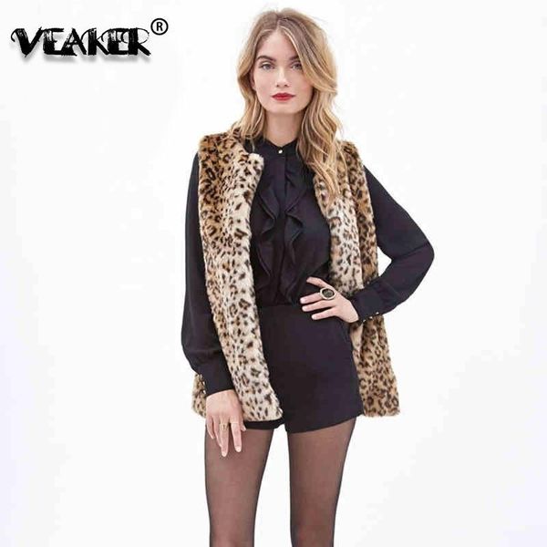 women's vests 2021 winter faux fur vest fashion women autumn leopard printing coat casual slim sleeveless jacket gilet, Black;white
women's vests 2021 winter faux fur vest fashion women autumn leopard printing coat casual slim sleeveless jacket gilet, Black;white