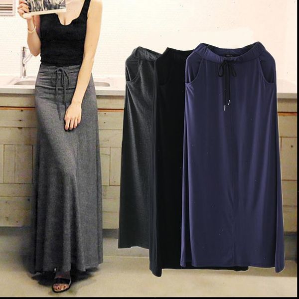 a line skirt real faldas mujer faldas summer skirt women 2021 jupe femme high waist pocket modal long elastic, Black
a line skirt real faldas mujer faldas summer skirt women 2021 jupe femme high waist pocket modal long elastic, Black
