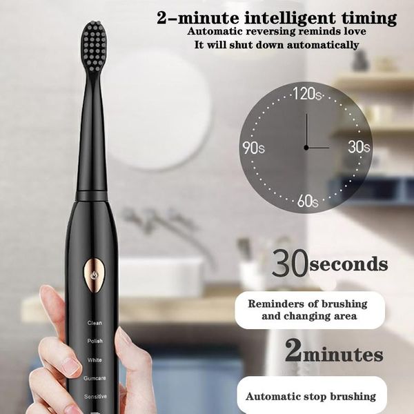 sonic electric toothbrush timer brush 5 mode usb charger rechargeable tooth brushes replacement heads set yzsg115c smart
sonic electric toothbrush timer brush 5 mode usb charger rechargeable tooth brushes replacement heads set yzsg115c smart