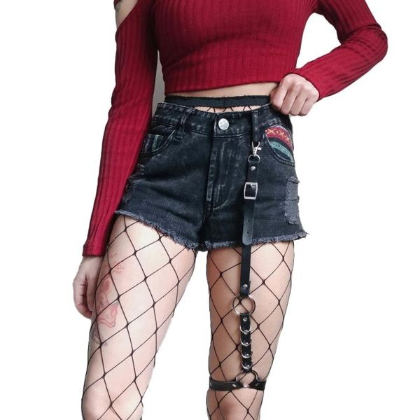 yendar women learther harness harajuku single strap clip pu leather punk suspender adjustable leg handmade sock garter belt, Black;white
yendar women learther harness harajuku single strap clip pu leather punk suspender adjustable leg handmade sock garter belt, Black;white