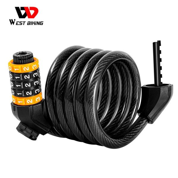 bike locks west biking bicycle lock anti theft 5 digital password security mtb road motorcycle electric cycling cable
bike locks west biking bicycle lock anti theft 5 digital password security mtb road motorcycle electric cycling cable