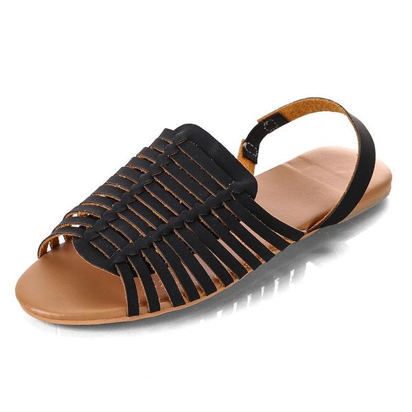 slippers summer women's shoes round head flat bottom comfortable foot fish mouth novelty size fashion sandals 36-42, Black
slippers summer women's shoes round head flat bottom comfortable foot fish mouth novelty size fashion sandals 36-42, Black