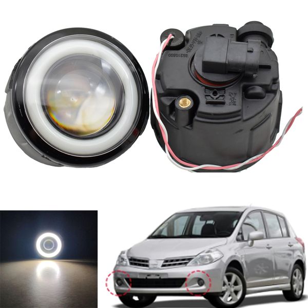 2 x car front led fog light halo ring angel eye drl daytime running light h11 12v for nissan tiida 2007-2012
2 x car front led fog light halo ring angel eye drl daytime running light h11 12v for nissan tiida 2007-2012