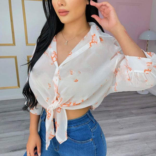 office lady blouses femme fashion half sleeved letter print blusas camisas shirts for women elegant spring summer, White
office lady blouses femme fashion half sleeved letter print blusas camisas shirts for women elegant spring summer, White