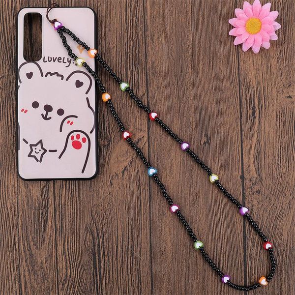 chains 66cm long phone chain necklaces rope anti-lost lanyard bohemian heart beaded jewelry strap charm for women, Silver
chains 66cm long phone chain necklaces rope anti-lost lanyard bohemian heart beaded jewelry strap charm for women, Silver