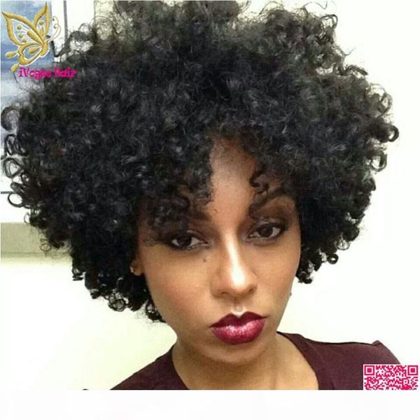 brazilian hair short kinky curly full lace wig human hair glueless lace front wig for black women full lace human hair wigs, Black;brown 
brazilian hair short kinky curly full lace wig human hair glueless lace front wig for black women full lace human hair wigs, Black;brown