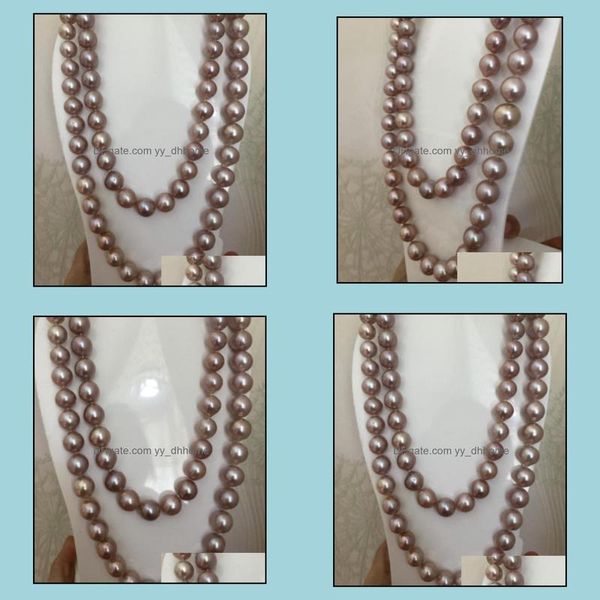 beaded necklaces & pendants jewelry 9-10mm purple natural pearl necklace 38inch womens gift bridal choker drop delivery 2021 j2edg, Silver
beaded necklaces & pendants jewelry 9-10mm purple natural pearl necklace 38inch womens gift bridal choker drop delivery 2021 j2edg, Silver