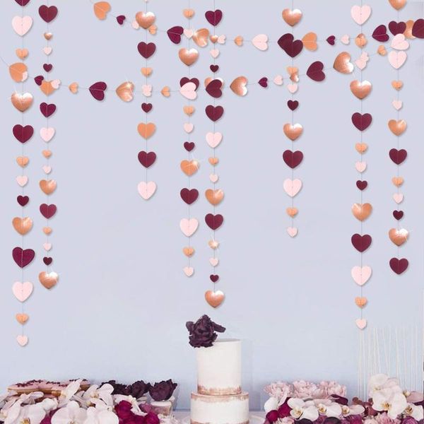 party decoration 13ft burgundy pink rose gold heart love shape garlands wall hanging banner floral decorations for wedding birthday bridal s
party decoration 13ft burgundy pink rose gold heart love shape garlands wall hanging banner floral decorations for wedding birthday bridal s