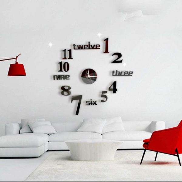 wall clocks 3d diy large decorative digital clock quartz silent acrylic mirror stickers living room decoration
wall clocks 3d diy large decorative digital clock quartz silent acrylic mirror stickers living room decoration