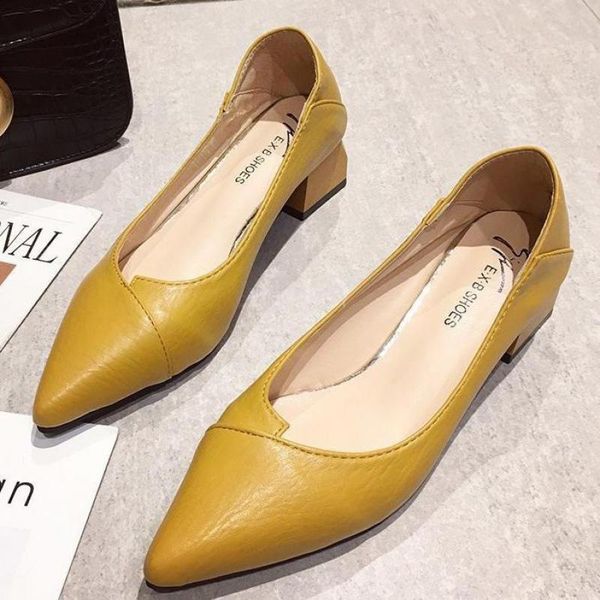 dress shoes women pumps pu leather pointed toe slip on daily casual office square heel high heels zapatos de mujer tacon, Black
dress shoes women pumps pu leather pointed toe slip on daily casual office square heel high heels zapatos de mujer tacon, Black