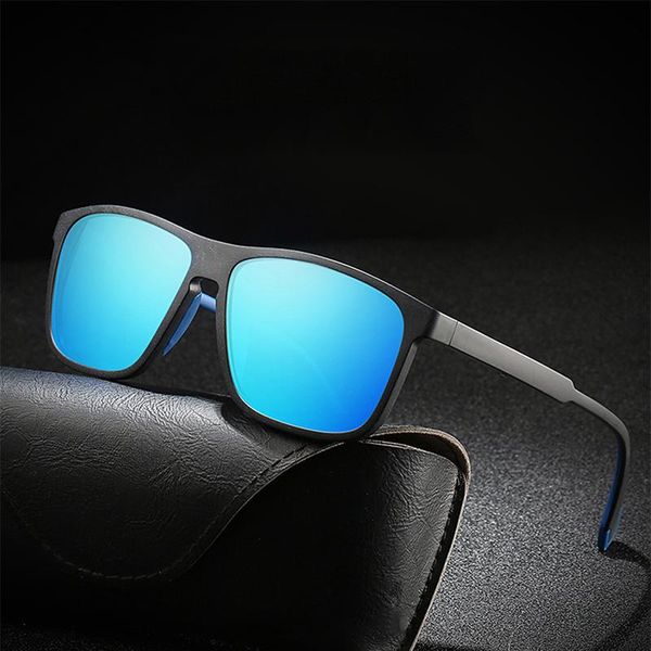 sunglasses fashion retro classic squaretr90 polarized for men brand design outdoor driving beach polaroid sun glasses, White;black 
sunglasses fashion retro classic squaretr90 polarized for men brand design outdoor driving beach polaroid sun glasses, White;black