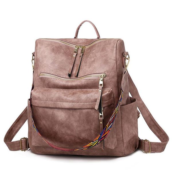 woman backpack pu material soft and fashionable retro style travel bag
woman backpack pu material soft and fashionable retro style travel bag