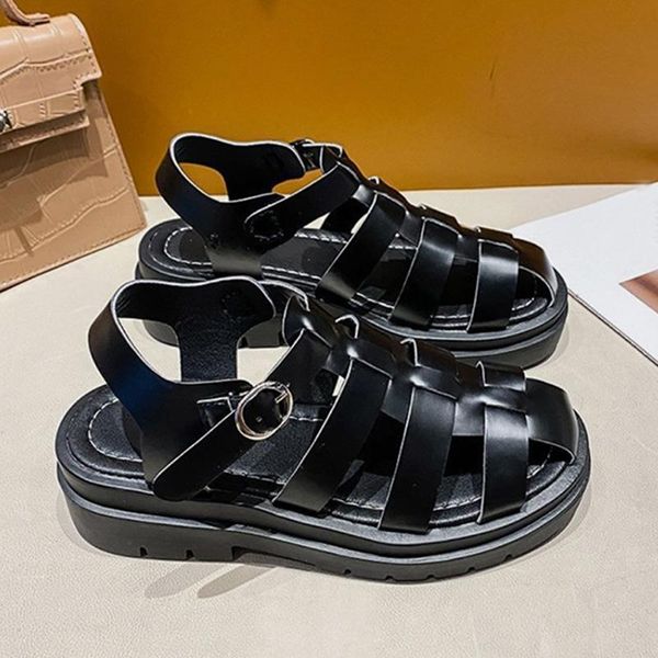sandals summer women weaving shoes ladies button flat female toe cap slides 2021 women's thick bottom outside shoe, Black
sandals summer women weaving shoes ladies button flat female toe cap slides 2021 women's thick bottom outside shoe, Black