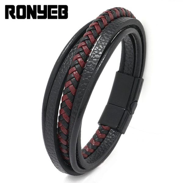 charm bracelets ronyeb men women genuine leather retro punk weave couple bracelet valentine's day present jewelry magnet buckle unisex, Golden;silver
charm bracelets ronyeb men women genuine leather retro punk weave couple bracelet valentine's day present jewelry magnet buckle unisex, Golden;silver