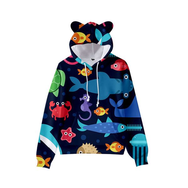marine hoodies life printing cute boy girl clothes hooded 3d sweater autumn early winter ears hooded pullover, Black
marine hoodies life printing cute boy girl clothes hooded 3d sweater autumn early winter ears hooded pullover, Black