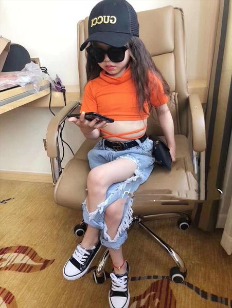 fashion children girls ripped holes denim pants cotton casual kids stretch elastic trousers jeans baby clothes 2 8yr, Blue
fashion children girls ripped holes denim pants cotton casual kids stretch elastic trousers jeans baby clothes 2 8yr, Blue