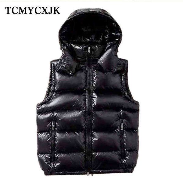 winter feather jacket woman vest thick fashion women's hooded jacket short casual large size waterproof jacket woman 211130, Black
winter feather jacket woman vest thick fashion women's hooded jacket short casual large size waterproof jacket woman 211130, Black