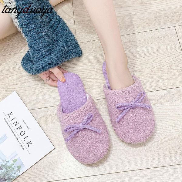 slippers home women winter warm shoes woman slip on furry slides bow pantuflas mujer invierno, Black
slippers home women winter warm shoes woman slip on furry slides bow pantuflas mujer invierno, Black