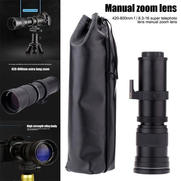 420-800mm f/8.3-16 zooms camera lens t-mount for slr dslr pography supplies accessories fku6611
420-800mm f/8.3-16 zooms camera lens t-mount for slr dslr pography supplies accessories fku6611