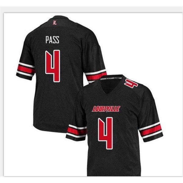 goodjob men youth women louisville cardinal jawon pass #4 football jersey size s-5xl or custom any name or number jersey, Black
goodjob men youth women louisville cardinal jawon pass #4 football jersey size s-5xl or custom any name or number jersey, Black