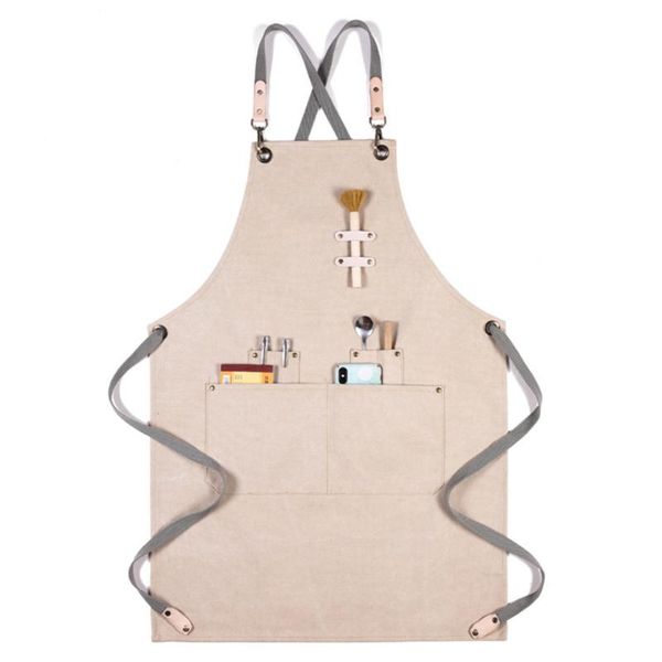 aprons chef apron cotton canvas cross back adjustable with pockets for men &women 91ad
aprons chef apron cotton canvas cross back adjustable with pockets for men &women 91ad