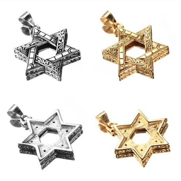 vintage hip hop hexagram star of david pendants necklaces for men religious fashion collar jewelry with box chain 23.6inch, Silver
vintage hip hop hexagram star of david pendants necklaces for men religious fashion collar jewelry with box chain 23.6inch, Silver