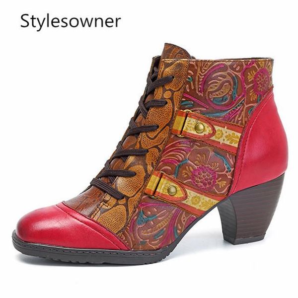 boots stylesowner high heel women retro bohemian printed genuine leather ankle woman spring autumn botas, Black
boots stylesowner high heel women retro bohemian printed genuine leather ankle woman spring autumn botas, Black