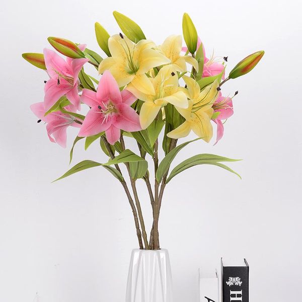 decorative flowers & wreaths long branch simulation flower lily artificial family wedding el diy outdoor crafts party decoration
decorative flowers & wreaths long branch simulation flower lily artificial family wedding el diy outdoor crafts party decoration