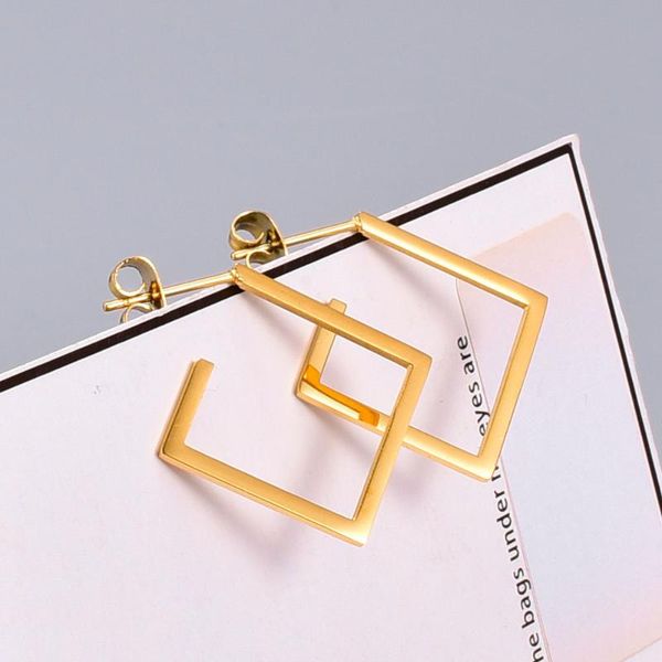 hoop & huggie earrings for women sttainless steel geometry fashion jewelry bijoux party wholesale, Golden;silver
hoop & huggie earrings for women sttainless steel geometry fashion jewelry bijoux party wholesale, Golden;silver