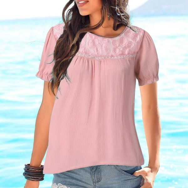 women's blouses & shirts women chiffon shirt lace casual slim short sleeve vintage patchwork elegant blouse skirts clothing plus si, White
women's blouses & shirts women chiffon shirt lace casual slim short sleeve vintage patchwork elegant blouse skirts clothing plus si, White