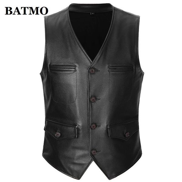 men's leather & faux batmo 2021 arrival natural jackets men,men's slim real cow jackets,leather vest ,plus-size s-4xl pdd20, Black
men's leather & faux batmo 2021 arrival natural jackets men,men's slim real cow jackets,leather vest ,plus-size s-4xl pdd20, Black