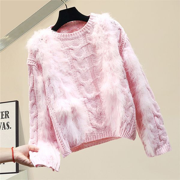 2021 autumn fashions down haircut pullover hair torsion new knitted-mesh female loose-fitting outerwear just girls lady jumper 7vxt, White;black
2021 autumn fashions down haircut pullover hair torsion new knitted-mesh female loose-fitting outerwear just girls lady jumper 7vxt, White;black