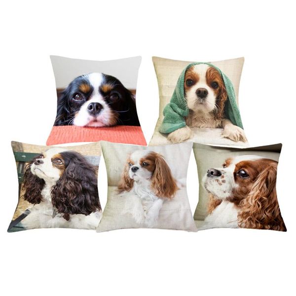 cushion/decorative pillow unique fashion charles spaniel print case home decorative for sofa bed 18" cushion cover cotton linen 45x45cm
cushion/decorative pillow unique fashion charles spaniel print case home decorative for sofa bed 18" cushion cover cotton linen 45x45cm