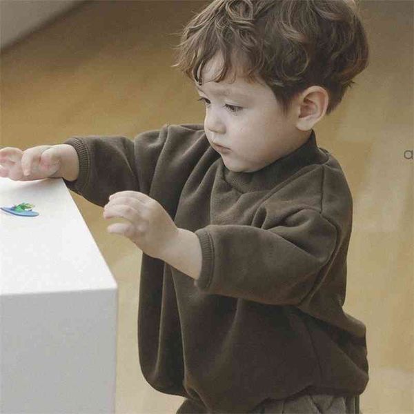 infant autumn and winter children's clothing for boy and girl round neck sweater fashion plus velvet t-shirt 210701, Black
infant autumn and winter children's clothing for boy and girl round neck sweater fashion plus velvet t-shirt 210701, Black