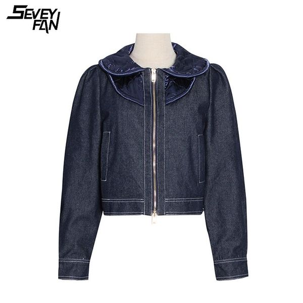 women's jackets 2021 women blue jeans double layer collar design casual loose denim jacket fashion short cowboy clothes zipper, Black;brown
women's jackets 2021 women blue jeans double layer collar design casual loose denim jacket fashion short cowboy clothes zipper, Black;brown