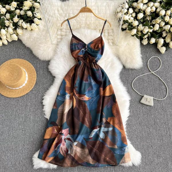 casual dresses ins fashion women retro print party dress v-neck spaghetti strap sleeveless high waist a-line bohemian holiday beach, Black;gray
casual dresses ins fashion women retro print party dress v-neck spaghetti strap sleeveless high waist a-line bohemian holiday beach, Black;gray