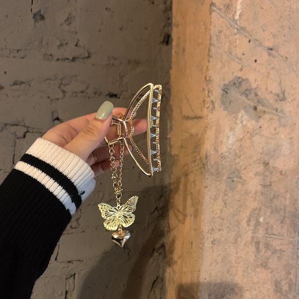 butterfly tassel fairy temperament elegant metal clip net red clip headdress hairpin beauty hairpin shark clip, Golden;silver
butterfly tassel fairy temperament elegant metal clip net red clip headdress hairpin beauty hairpin shark clip, Golden;silver