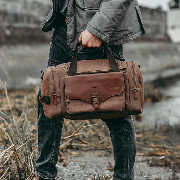 duffel bags men weekend bag canvas multifunction leather carry on luggage tote utility large capacity travel drop
duffel bags men weekend bag canvas multifunction leather carry on luggage tote utility large capacity travel drop