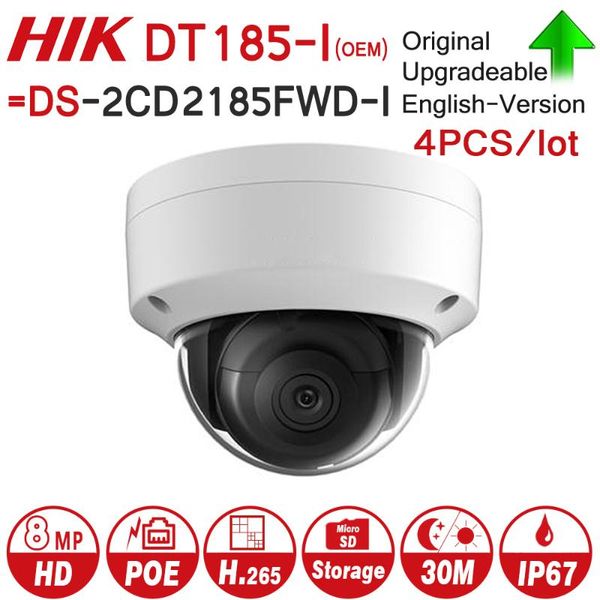 cameras hikvision oem ip camera dt185-i = ds-2cd2185fwd-i 8mp network dome poe h.265 cctv sd card slot
cameras hikvision oem ip camera dt185-i = ds-2cd2185fwd-i 8mp network dome poe h.265 cctv sd card slot