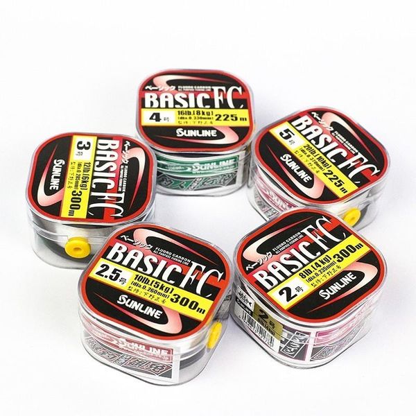 braid line 100% original sunline brand basic fc 225m/300m clear color carbon fiber fishing japan imported wire leader
braid line 100% original sunline brand basic fc 225m/300m clear color carbon fiber fishing japan imported wire leader