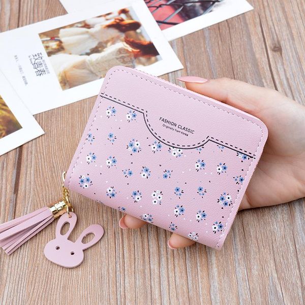 wallets 2021 women small lady short zipper tassel floral wallet korean style purse for coins card bag carteira, Red;black
wallets 2021 women small lady short zipper tassel floral wallet korean style purse for coins card bag carteira, Red;black