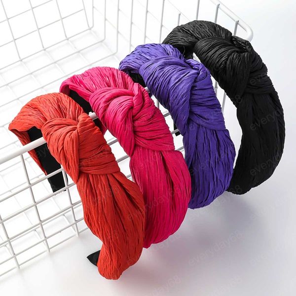 fashion pleated fabric elegant headbands for women handmade knitted bow hair accessories headdresses, Silver
fashion pleated fabric elegant headbands for women handmade knitted bow hair accessories headdresses, Silver