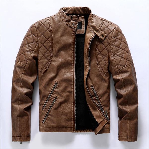 men's fur & faux 2021 autumn leather motorcycle men jacket fashion stand collar good quality plus velvet zipper pu, Black
men's fur & faux 2021 autumn leather motorcycle men jacket fashion stand collar good quality plus velvet zipper pu, Black