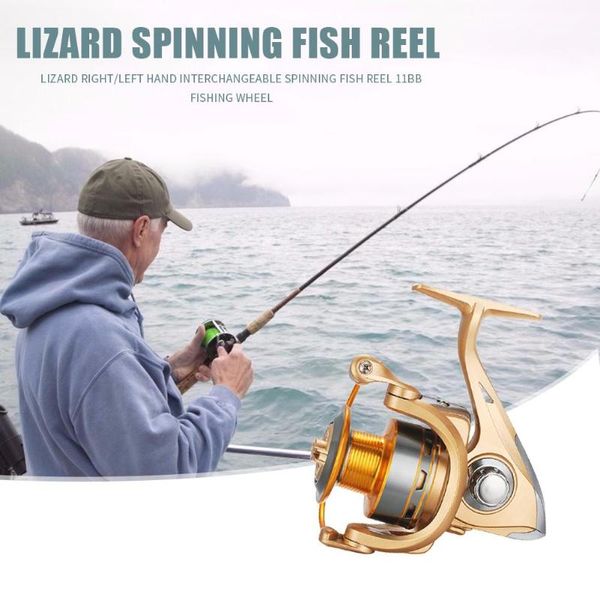 fishing reels delicate design lizard folding rocker 11bb spinning fish reel right/left hand fishing tackle
fishing reels delicate design lizard folding rocker 11bb spinning fish reel right/left hand fishing tackle