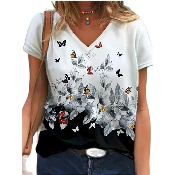 women's t-shirt short sleeve rose floral 3d printing loose summer women casual oversize tee female fashion plus size tshirt 2021, White
women's t-shirt short sleeve rose floral 3d printing loose summer women casual oversize tee female fashion plus size tshirt 2021, White